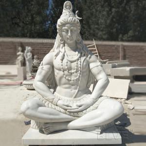  Marble Lord Shiva Statue Buddha Sculpture Garden Hand carved Life Size India God Manufactures