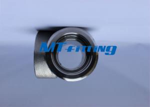  Forged High Pressure Pipe Fittings , F11 / F22 Stainless Steel Socket Welded Tee Manufactures