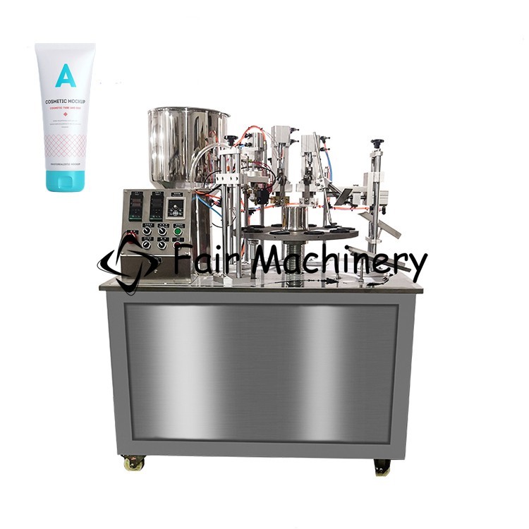 Buy cheap 0.6Mpa 300ML Tube Filling Sealing Machine Skin Care Cosmetic Product 3.3Kw from wholesalers