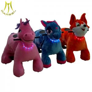  Hansel high quality stock coin operated plush electric animal bike for sale manufacturer Manufactures