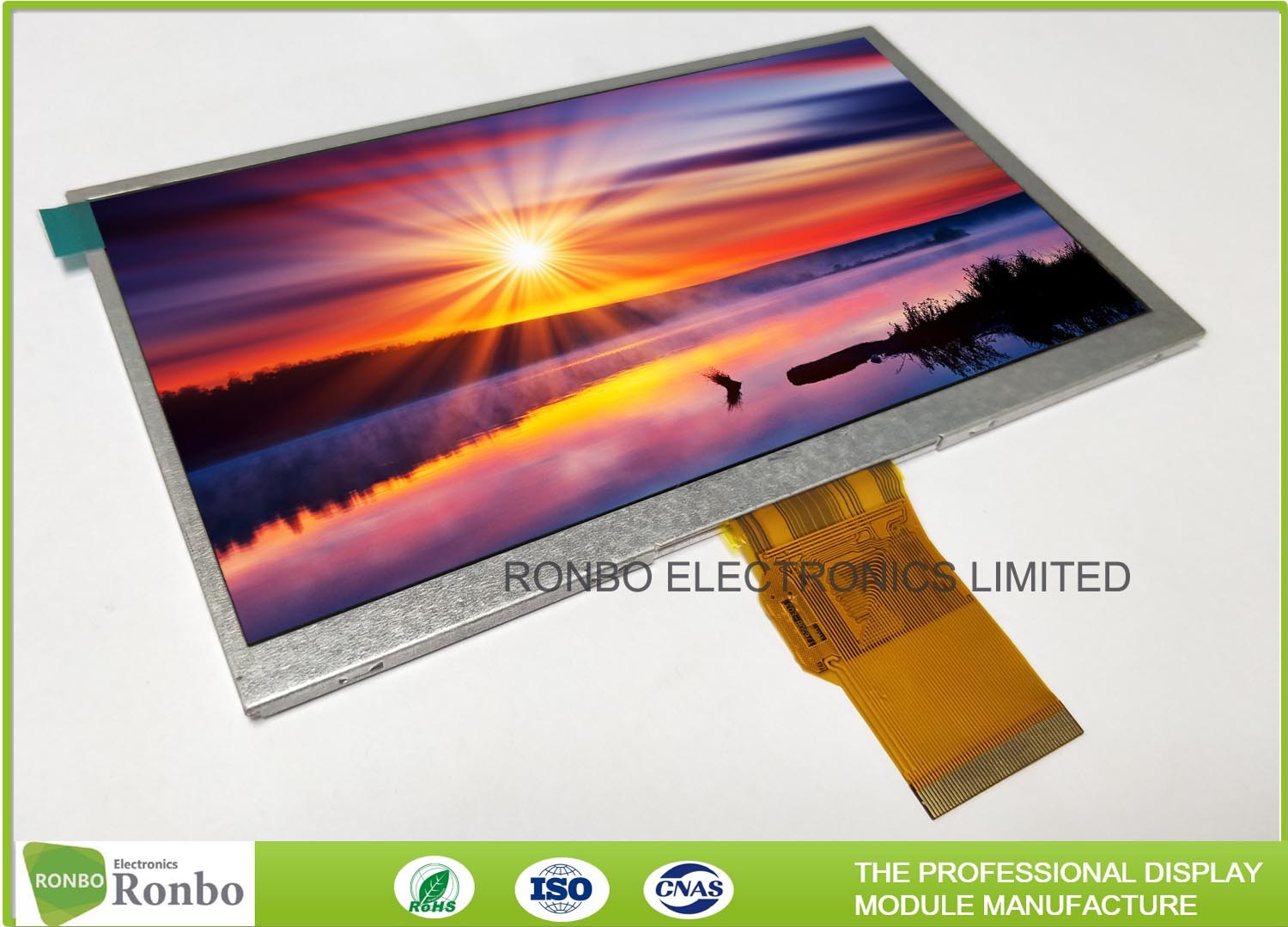  7.0“ RGB Interface Lcd Display 800 X 480 , Wide View High Brightness LCD Module Manufactures