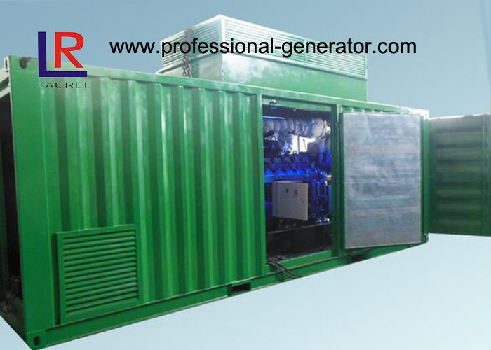  8 Cylinder AVR Brushless Natural Gas Generators Cogeneration Set 500kw with NPT Patent Manufactures