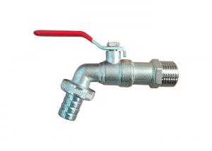  Forging Brass Tap Valve , Ball Valve Tap Lever Steel Handle With Cover Working Pressure Max 16 Bar Manufactures