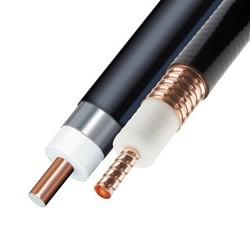  Corrugated Copper RF Coaxial Cable   RF 5/8 Inches  Feeder Cable For Wireless Communication Manufactures