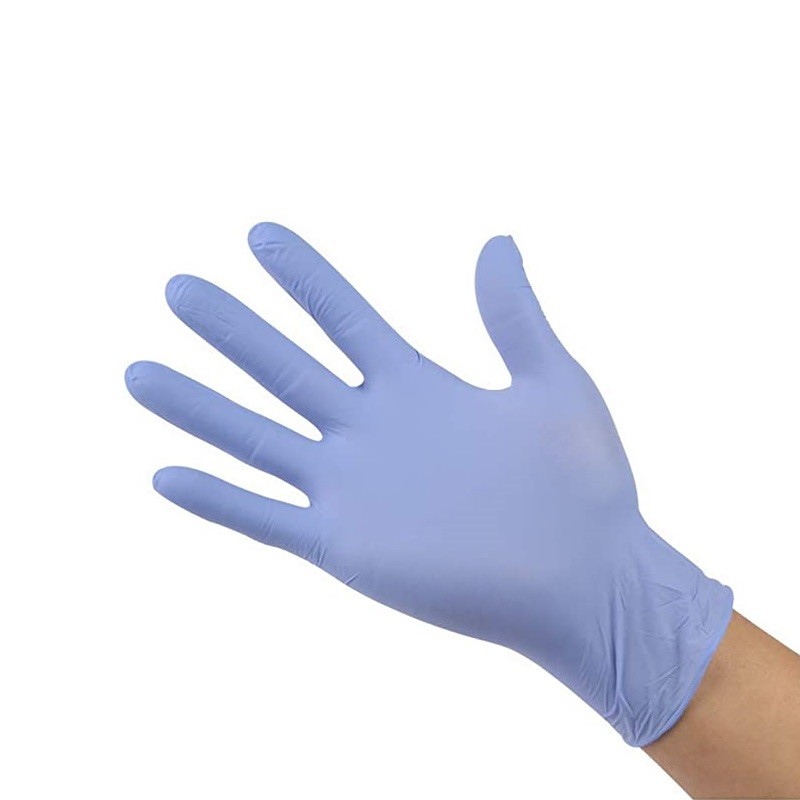  S M L XL Disposable Powder Free Nitrile Gloves Non Sterile Manufactures