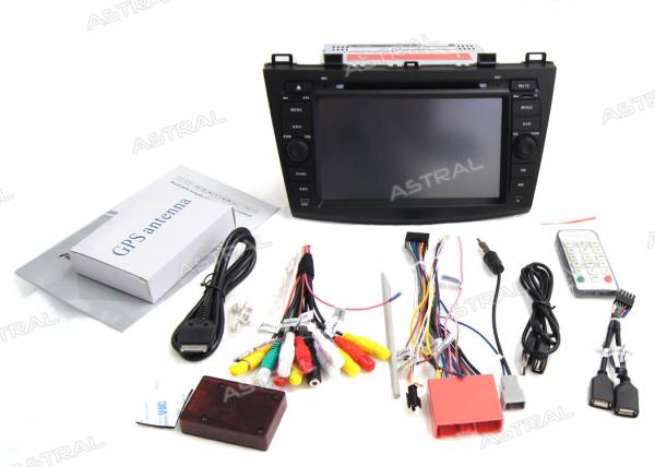 Mazda 3 Android Car Multimedia Navigation System DVD Player Backup Camera Input SWC