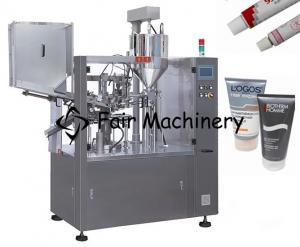  75BPM 350ml Plastic Tube Filling And Sealing Machine For Cosmetic Tube 0.5MPa Manufactures