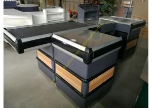  Automatic Cashier Checkout Counter With Conveyor Belt / Walmart Cash Counter Manufactures