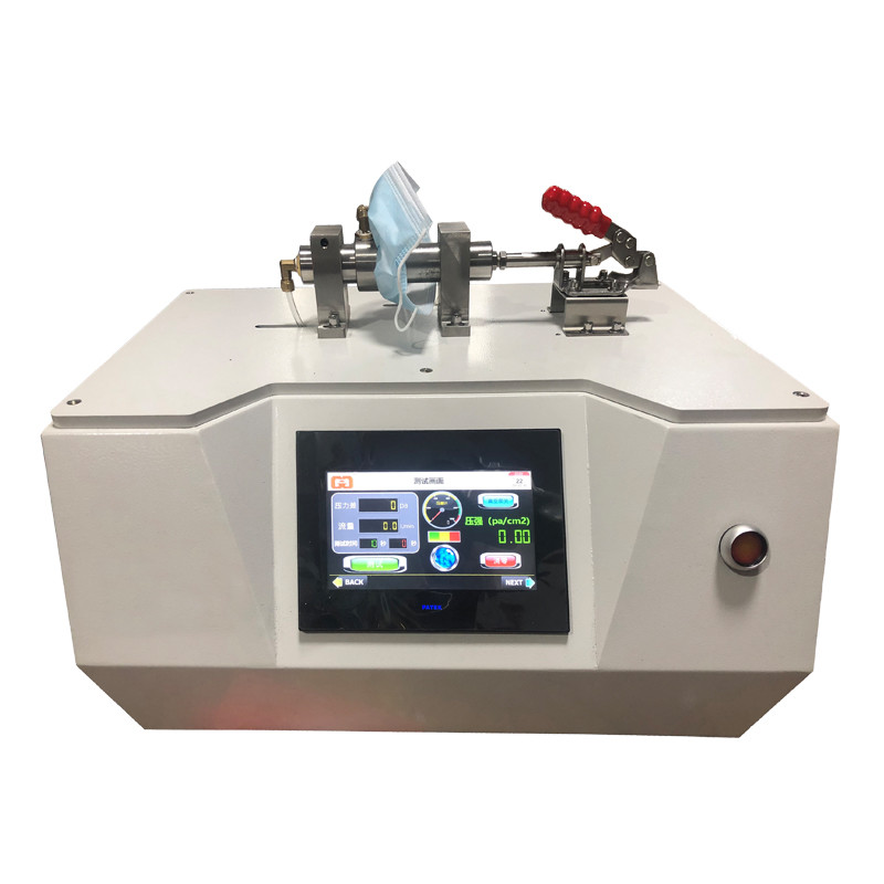  Medical protective mask melt blown filter material gas exchange pressure difference tester Manufactures