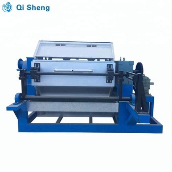  Fast Speed Small Egg Tray Making Machine With Drying System 10 Tons Weight Manufactures