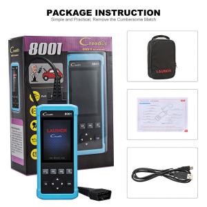  CE Launch DIY Code Reader CReader 8001 CR8001 Full OBD2 Scanner with Oil Resets Service Manufactures