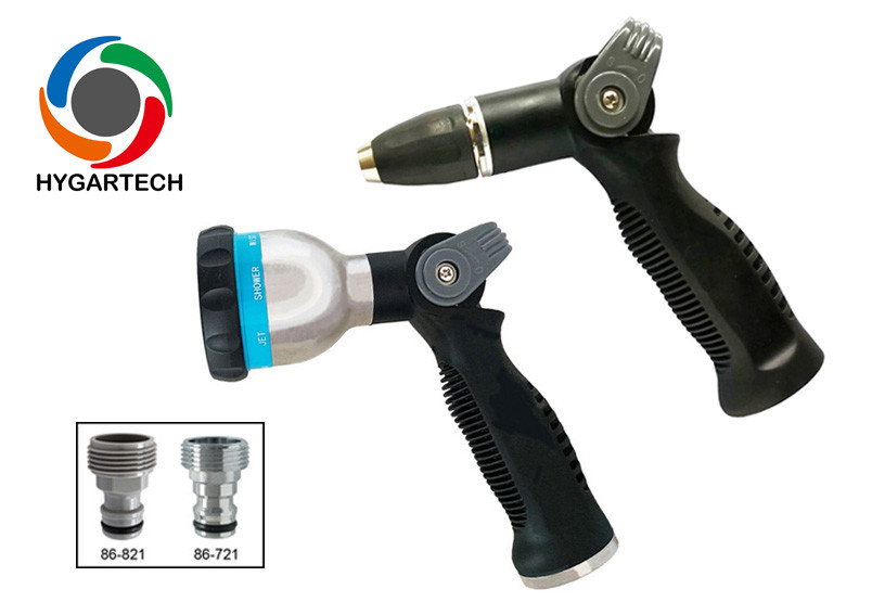  Easy Operate Metal Water Spray Gun With Adjustable Nozzle 3/4'' IPS Thread Inlet Manufactures