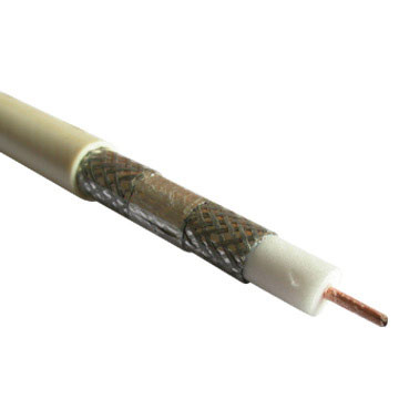  Quad-Shield RG7 Coaxial Cable  ROSH Standard 21% CCS 75 Ohm Coaxial Cable For CATV  CCTV Manufactures