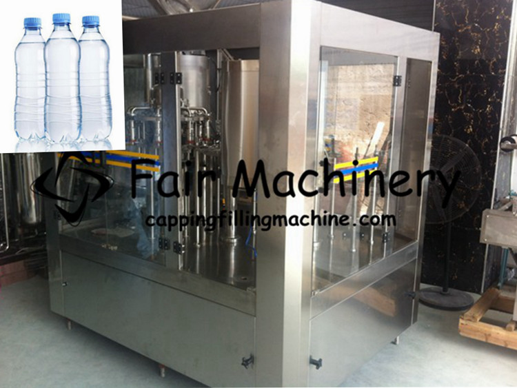  0.25m3/min Water Filling And Capping Machine , 0.8Mpa 0.5T/H Mineral Water Bottling Machine Manufactures
