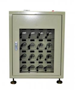  16 Unit Led Mining Headlamp Used Charging Rack With Clear Door And Digital Screen Manufactures