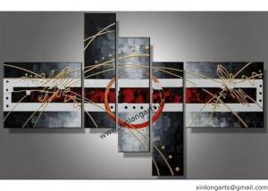  Contemporary Oil Paintings 5 Panels Manufactures