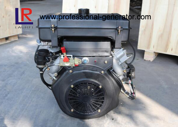  20HP Air Cooled V Twin Industrial Diesel Engines with Counterclockwise , Facing PTO Shaft Manufactures