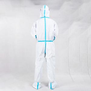  65gPP+PE Disposable Medical Protective Clothing Coverall CE Manufactures