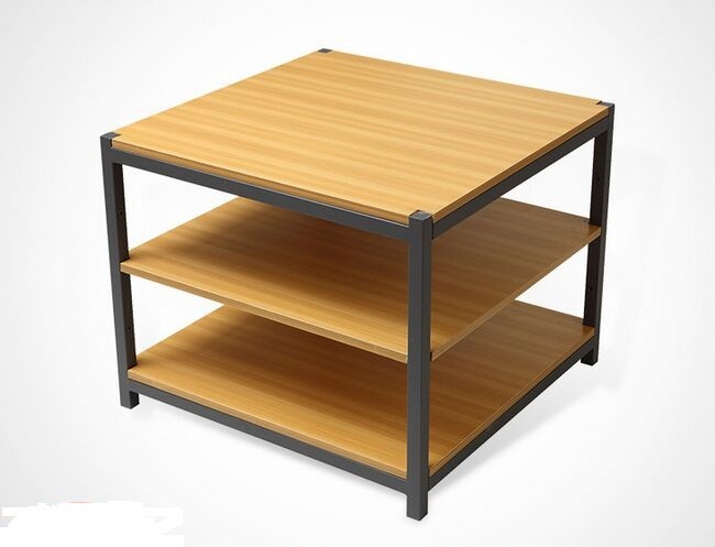  Disassembly Shop Wooden Retail Display Shelves With Melamine / Wood Steel Promotion Desk Manufactures