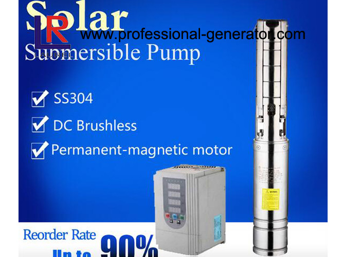  Brushless Solar Powered Submersible Water Pumps Deep Well High Pressure Manufactures