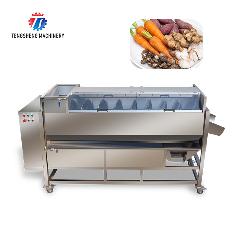  3500KG/H Vegetable Processing Machine Spiral Shaft Potato Peeling Machine Manufactures