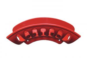  Aluminium Wall Mounted Hose Holder , Hose Pipe Wall Hanger Red Powder Coating Manufactures