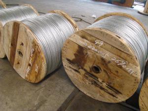  High Voltage Transmission Lines Galvanized Wire Cable Increase The Tensile Force Manufactures