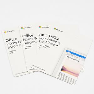  Multiple Language Microsoft Office 2019 Home And Student Retail Box Package With DVD Manufactures