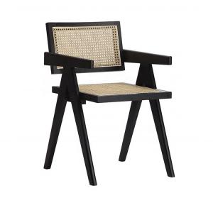  Stylish Black Rattan Garden Dining Chairs Width 50cm Depth 50cm Manufactures