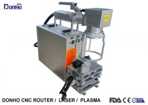 30W Light Weight Fiber Laser Marking Machine , Portable Laser Marker Long Life Manufactures