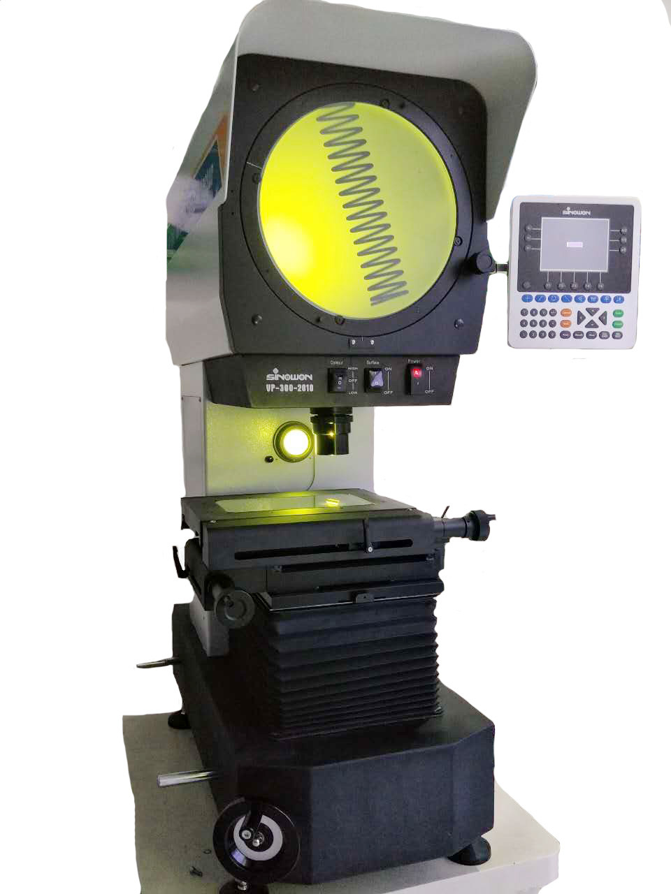  Measuring Spring φ300mm Screen Optical Profile Projector Big Fan Counter DP400 Manufactures