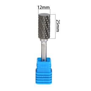  A/B/C Type Pointed 6mm Shank Carbide Cylindrical Rotary File For Wood Cutting Manufactures
