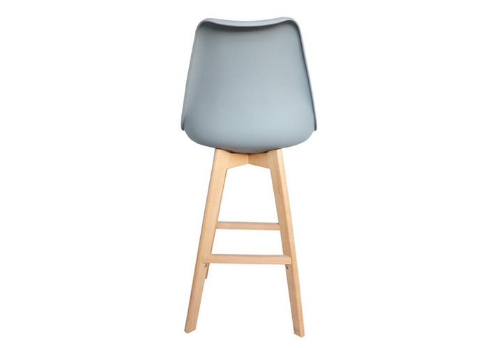  Ergonomic Cushion Beech Bar Stool , Leather Counter Height Stools With Backs Manufactures