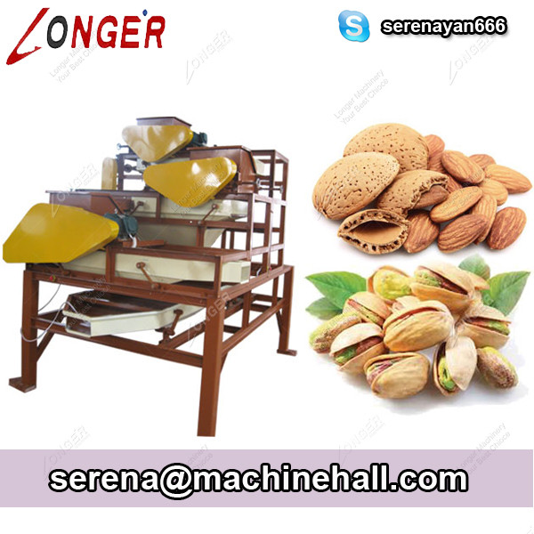  Three-stage Almond Shelling Machines|Apricot Shell Cracking Machine for Sale|Hazelnut Dehulling Equipment Manufactures