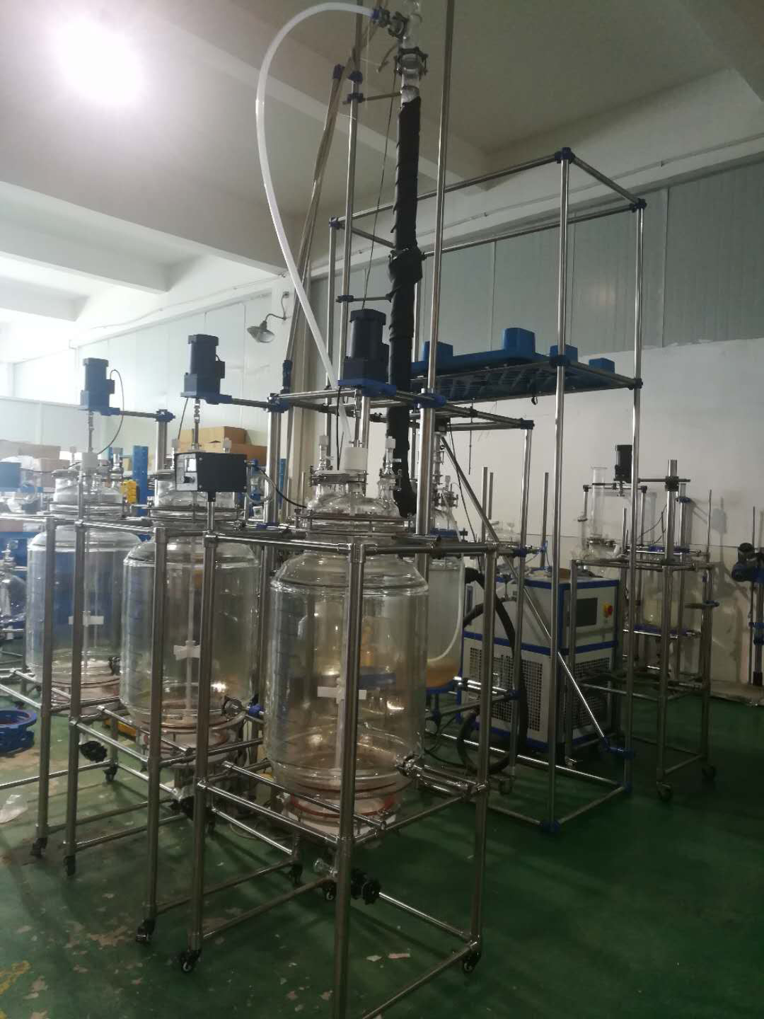  Double Glass Reactor for hemp/Chemical Laboratory Medicine Research and Development Double-Layer Jacketed Glass Reactor Manufactures