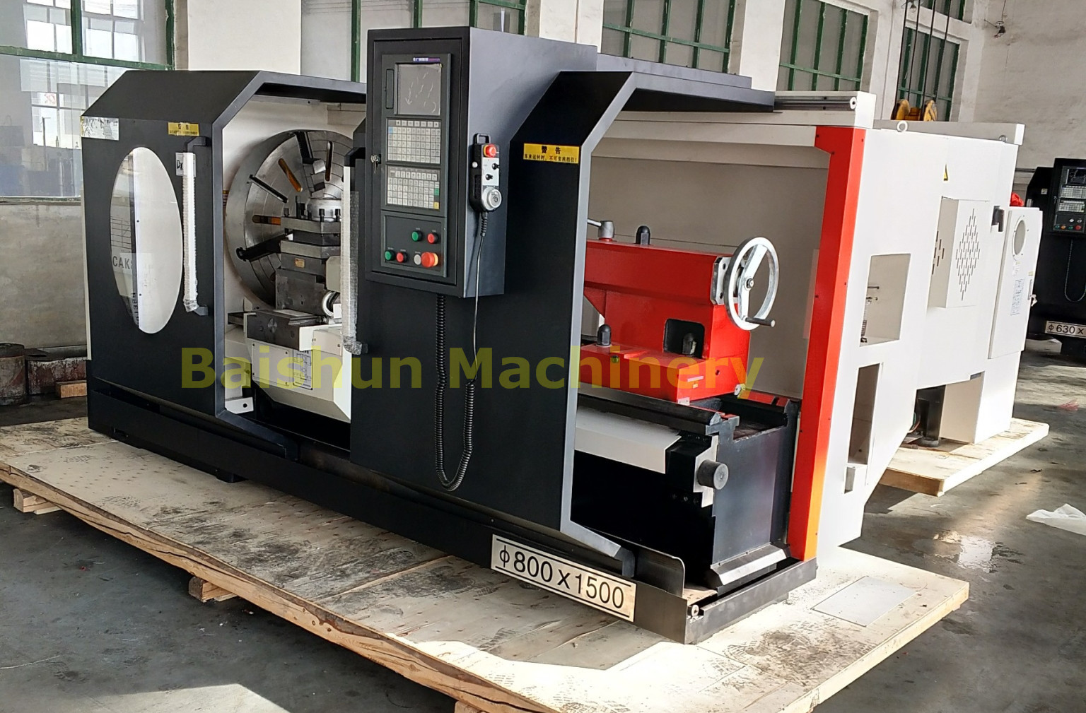  CAK 80135 Horizontal Flat Bed CNC Lathe Machine , CNC Precision Lathe Machine Manufactures