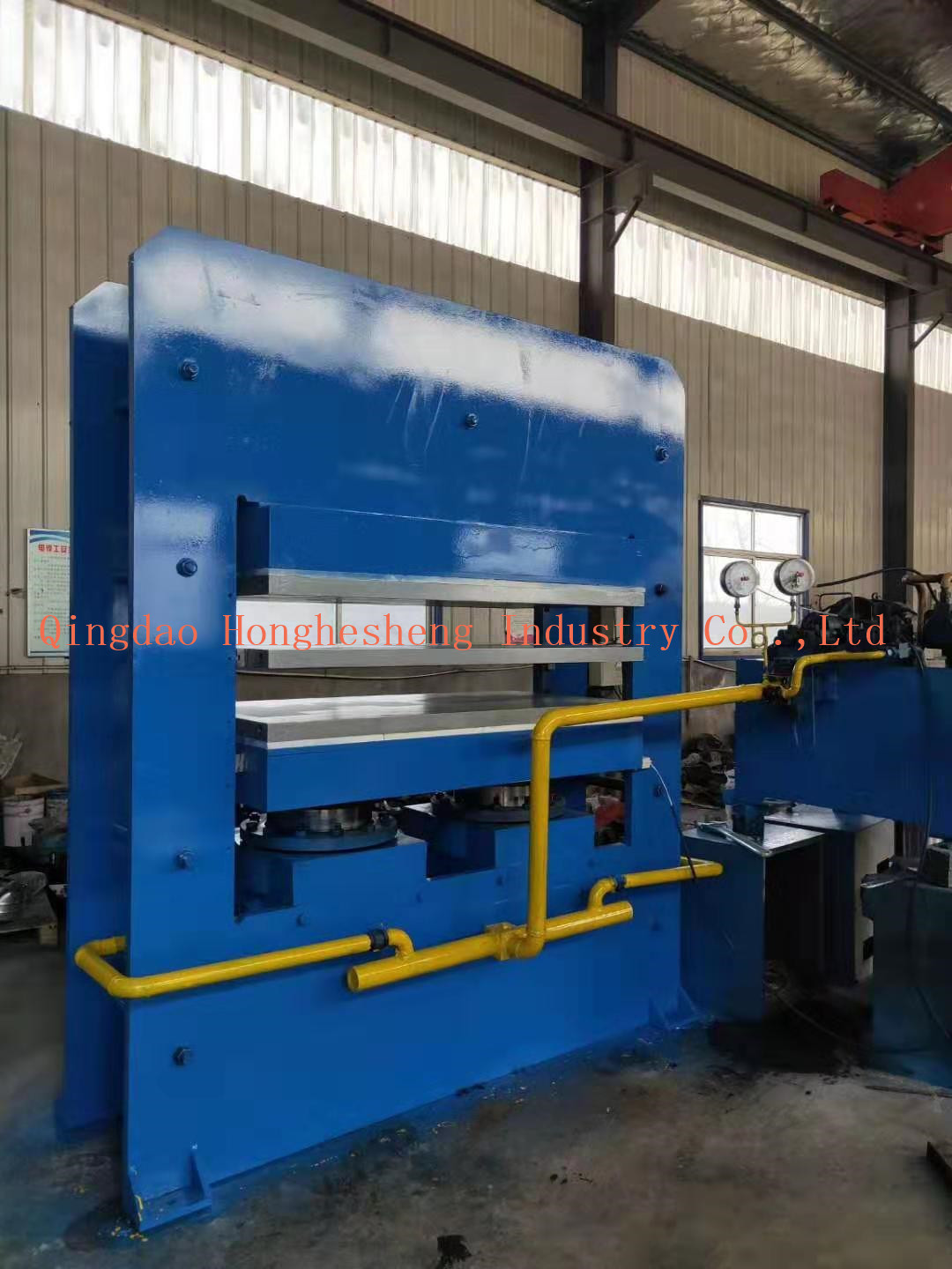  Hydraulic Large Rubber Plate Vulcanizing Press Machine XLB 1400*8000 2000T Manufactures
