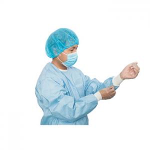 Sterile SMS Non Woven Disposable Surgical Gown With Rib Cuffs Manufactures