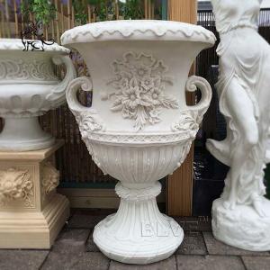  Large Marble Flowerpots Garden Decoration Hand-carved European Style Manufactures