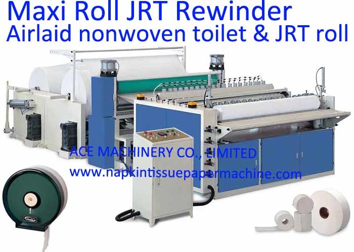  2600mm Steel To Rubber Embossing Maxi Jumbo Roll Tissue Machine Manufactures