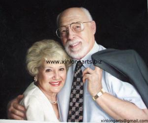  Husband And Wife Portrait Oil Paintings Manufactures