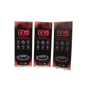  Floor Standing Roll Up Banner Display Vertical Easy Carry Professional Artwork Manufactures