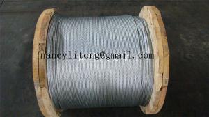  Waterproof Galvanised Steel Wire Cable , 7 Wire Strands High Strength Steel Cable Manufactures