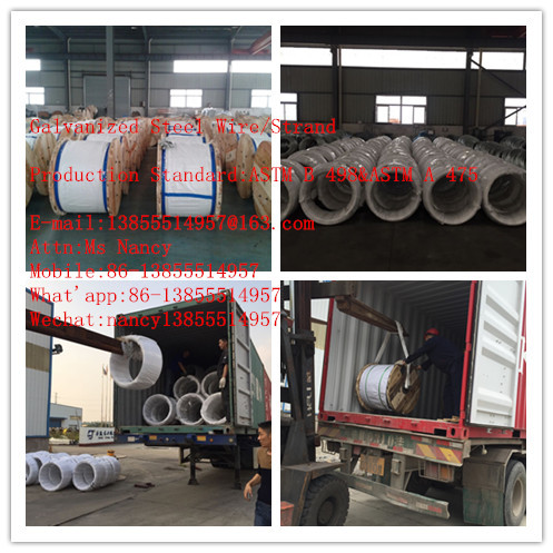  Bridges 1.93m 2.67mm Galvanized Steel Core Wire / Anti Static EHS Guy Wire Manufactures