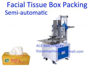  35 Box/Min Semi Auto Tissue Paper Packing Machine Manufactures