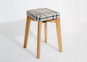  Minimalist Design Modern Dressing Stool , Waterproof Beech Wood Chair Manufactures