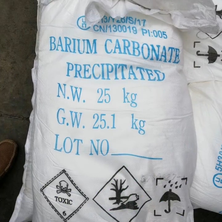  Glass Baco3 Barium Carbonate Powder EINECS 208-167-3 99% Purity Manufactures