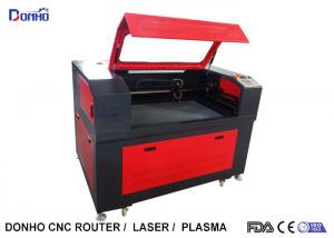  Black And Red Fabric Laser Cutting Machine with Honey Comb Table For Wood Engraving Manufactures