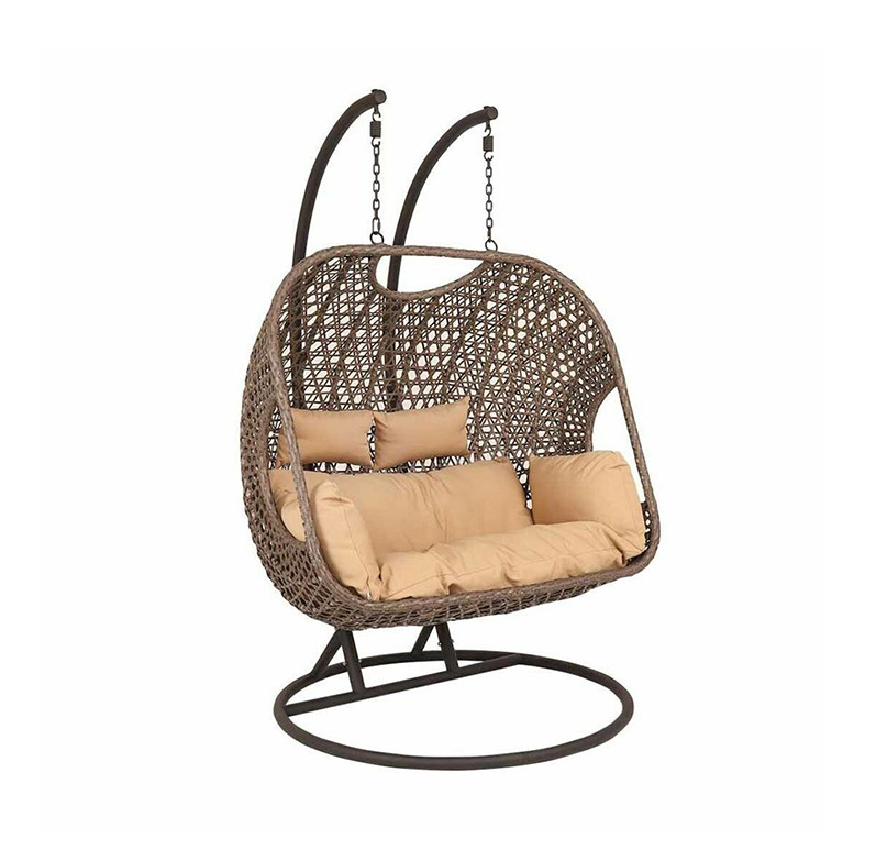  Decorative SNUGLANE Depth 66cm Rattan Garden Swing Chair For Patio Manufactures