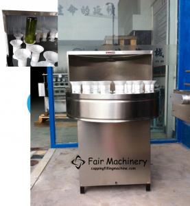  2000BPH 0.3m3/H Water Bottle Washing Machine , 0.75KW Automatic Jar Washing Machine Manufactures